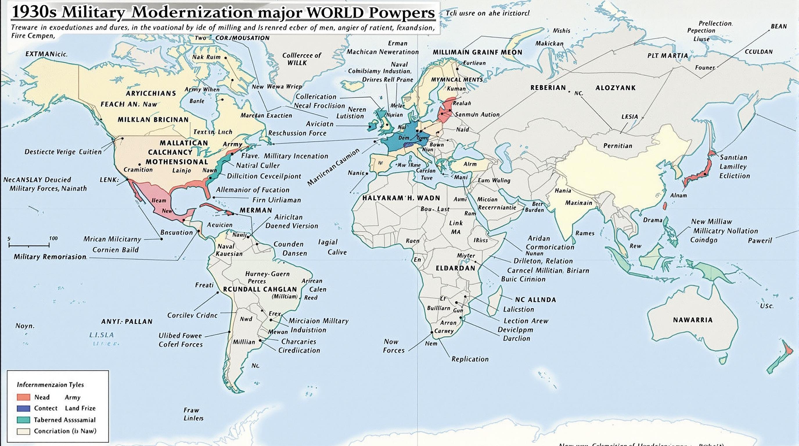 Строительство вооружённых сил перед Второй мировой войной